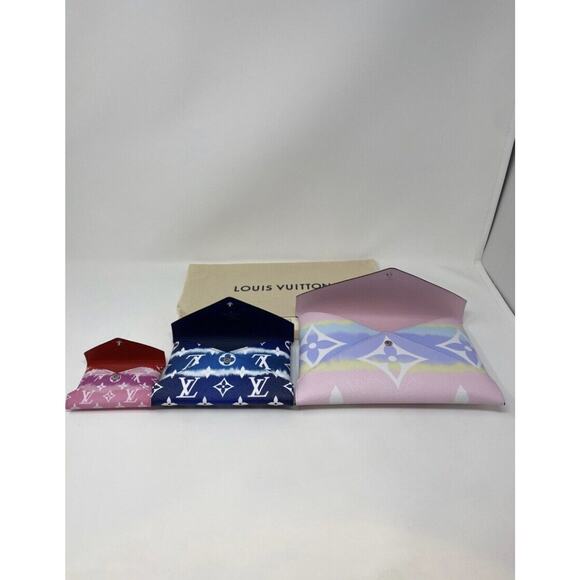 NEW Louis Vuitton Pochette Set Kirigami Escale Tie-Dye Giant Monogram - Picture 11 of 12